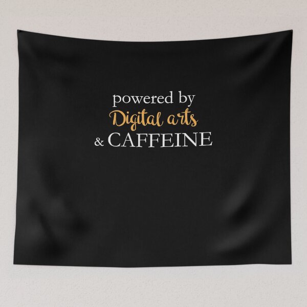 Item preview, Powered By Digital Arts And Caffeine designed and sold by theredteacup.
