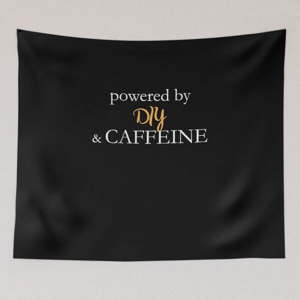 Item preview, Powered By Diy And Caffeine designed and sold by theredteacup.
