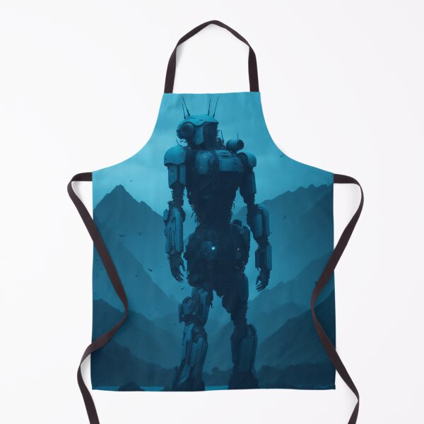 Item preview, Skyblue and white Humanoid Android Robot   designed and sold by ArtemExpressio.