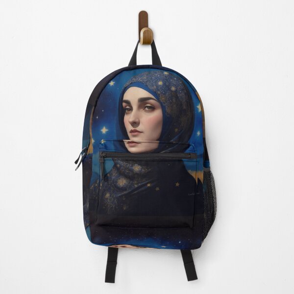 Item preview, Sinead OConnor wearing a hejab in a starry night sky designed and sold by AFUNARTZ.