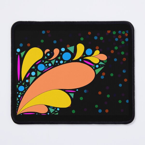 Item preview, Bright shapes with confetti designed and sold by MailboxJim.