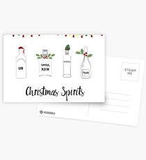 Christmas Spirits Postcards