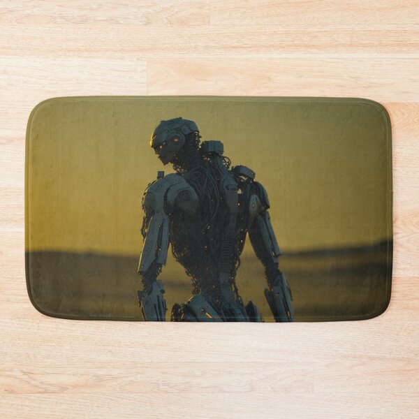 Item preview, Yellow Black Humanoid Android Robot   designed and sold by ArtemExpressio.