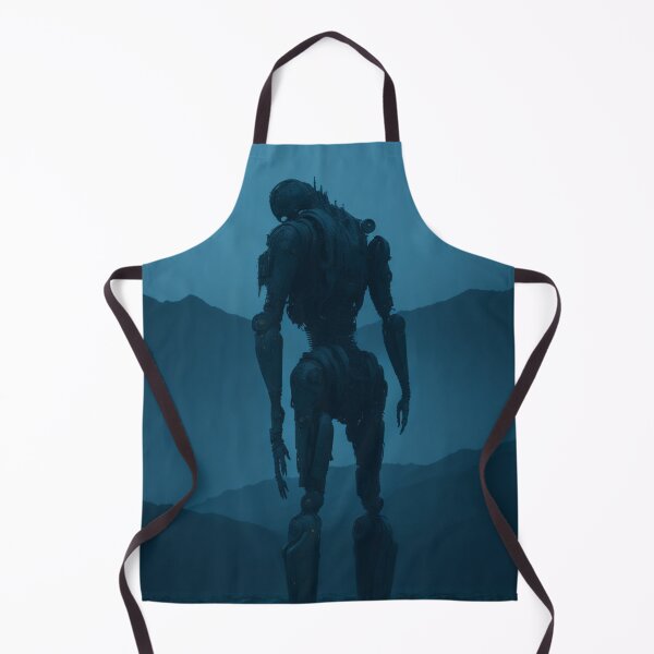 Item preview, Humanoid Android Robot Guarding the Night in a Lake designed and sold by ArtemExpressio.