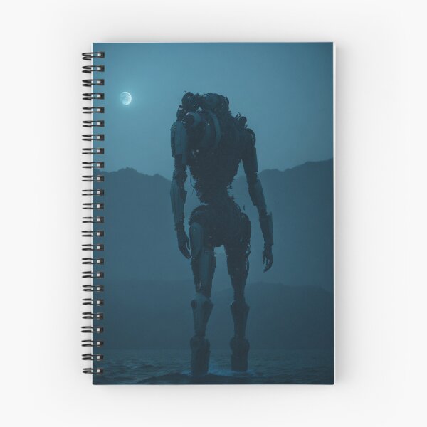 Item preview, Lonely Humanoid Android Robot  in a Lake designed and sold by ArtemExpressio.