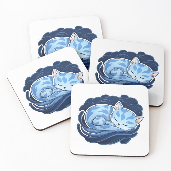 Item preview, Cute cartoon cat designed and sold by Stickermagician.