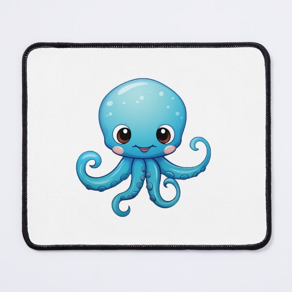 Item preview, Cute cartoon octopus designed and sold by Stickermagician.