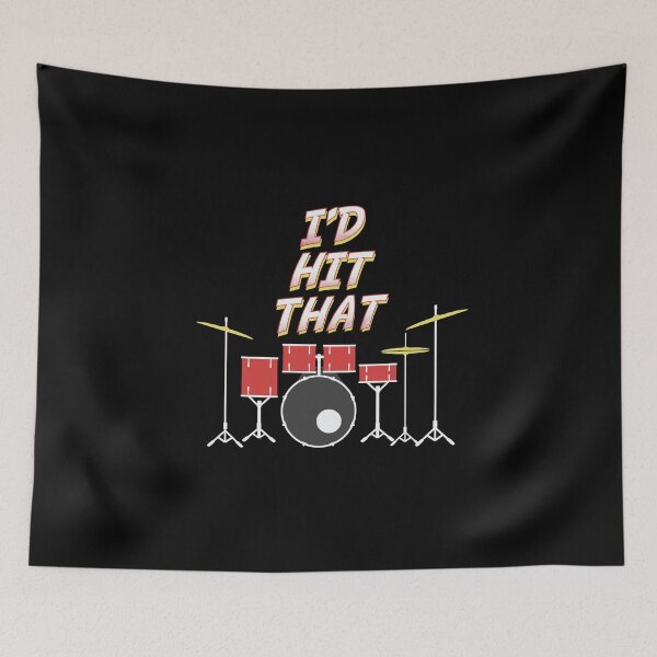 Item preview, I'd Hit That Funny Drum Set  designed and sold by BUBLTEES.