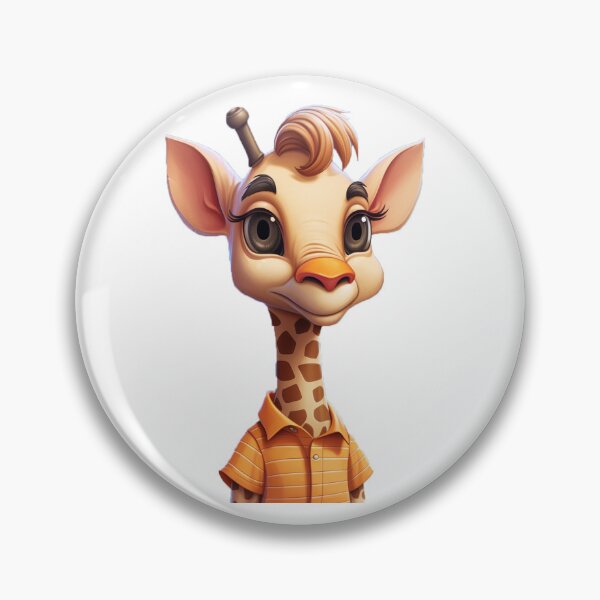 Artikelvorschau, Niedliche Cartoon-Giraffe entworfen und verkauft von Stickermagician.