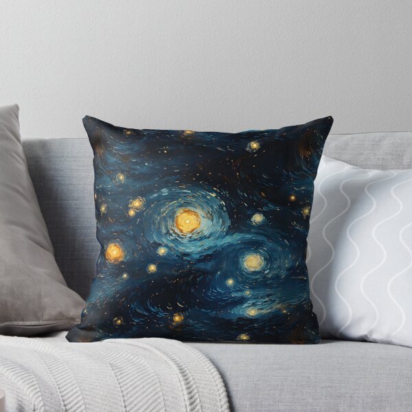 Item preview, Van Gogh Starry Night Outer Space Pattern 25 designed and sold by DigitalPatternx.