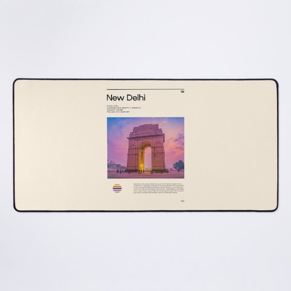 Item preview, Visit New Delhi, India (Travel poster) designed and sold by RabbitK.