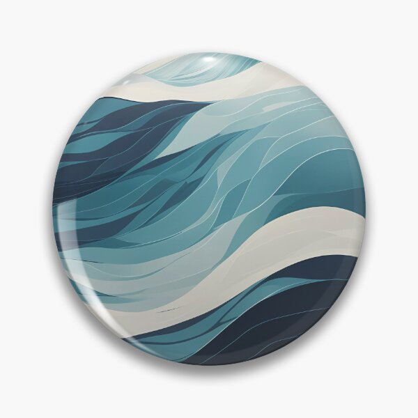 Item preview, Blue Sea Waves - blue sea waves pattern designed and sold by Omarupattern51.