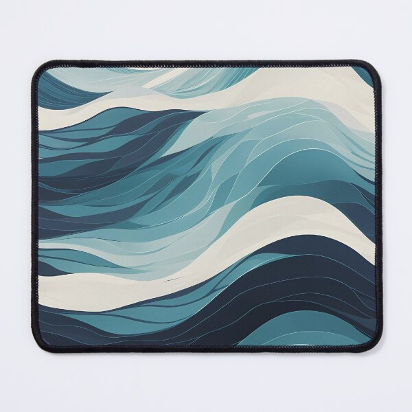 Item preview, Blue Sea Waves - blue sea waves pattern designed and sold by Omarupattern51.