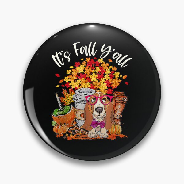 Item preview, Its Fall Yall Basset Hound Pumpkin Fall Autumn designed and sold by RanyaPickl.
