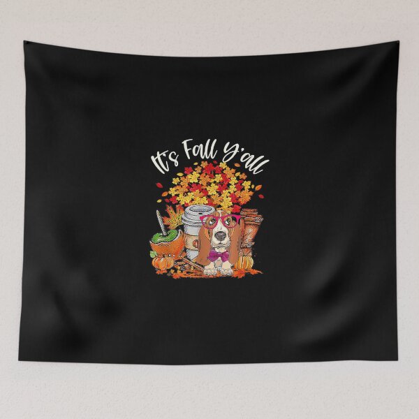 Item preview, Its Fall Yall Basset Hound Pumpkin Fall Autumn designed and sold by RanyaPickl.