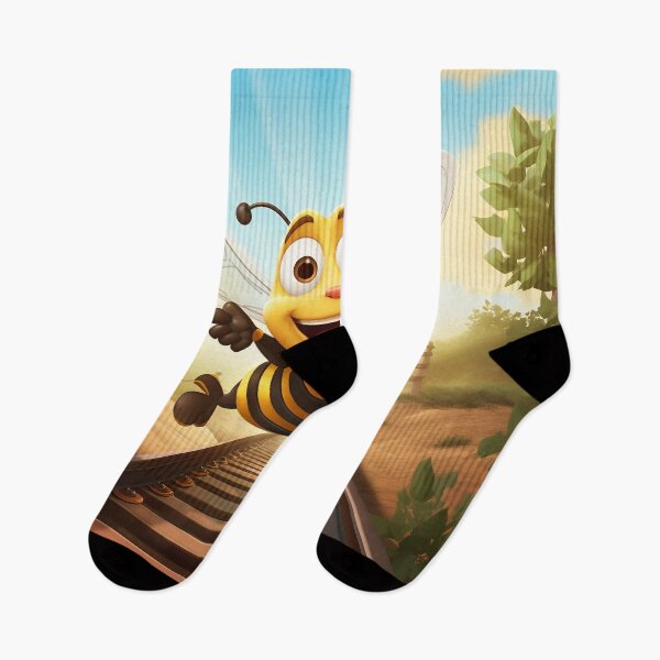 Item preview, Honeybee 3 over railroad tracks designed and sold by DigitiDaydreams.