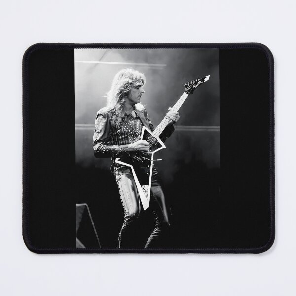 Item preview, Glen Tipton - Judas Priest - BW Photograph designed and sold by AWLShopArt.