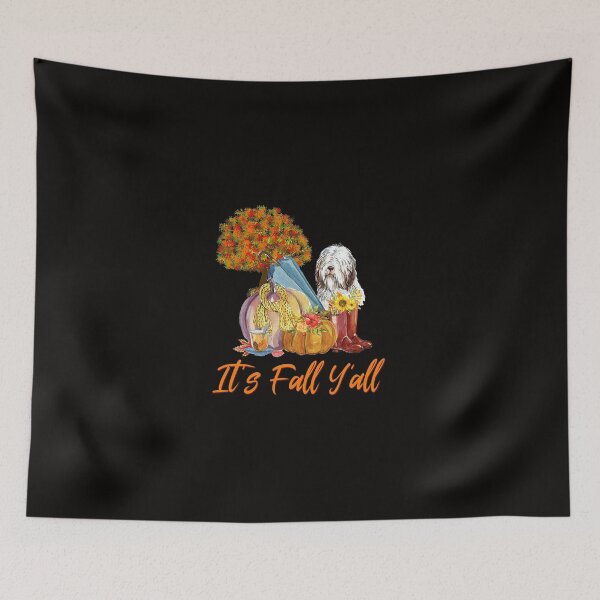 Item preview, Its Fall Yall Bearded Collie Owner Cute Autumn Dog Lover designed and sold by RanyaPickl.