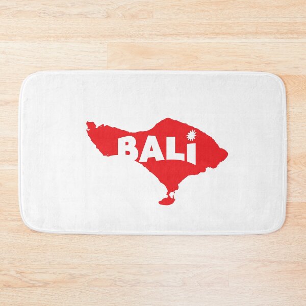 Item preview, BALI Map with Spirited Shout Country Name - Typography Text Design - Red color designed and sold by AMGraphicStudio.