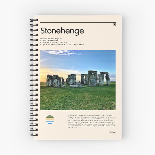 Item preview, Visit Stonehenge, England (Travel poster) designed and sold by RabbitK.