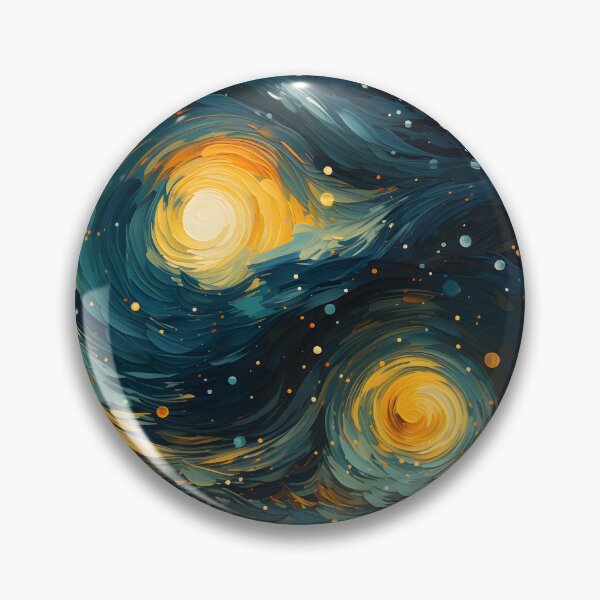Item preview, Van Gogh Starry Night Outer Space Pattern 26 designed and sold by DigitalPatternx.