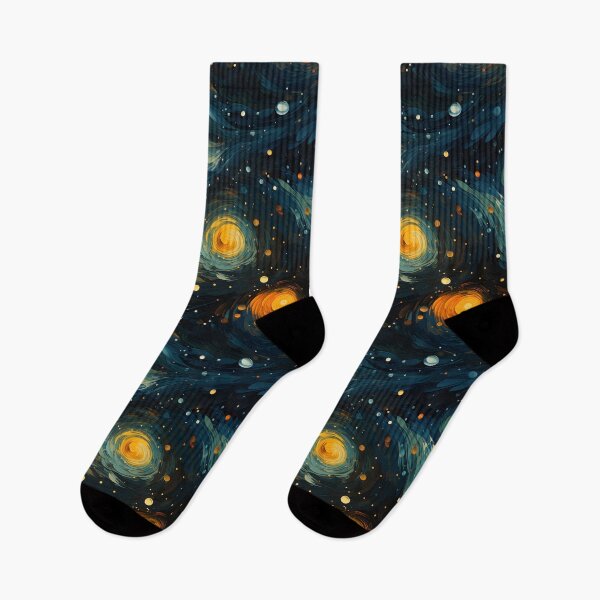 Item preview, Van Gogh Starry Night Outer Space Pattern 26 designed and sold by DigitalPatternx.