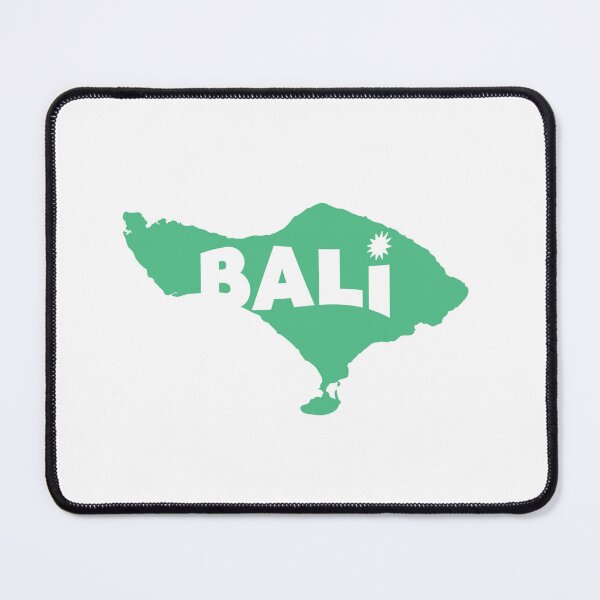 Item preview, BALI Map with Spirited Shout Country Name - Typography Text Design - Green color designed and sold by AMGraphicStudio.
