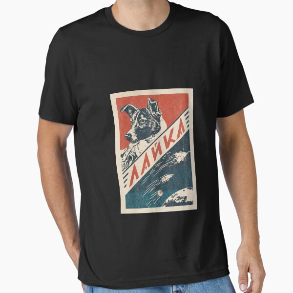 Artikel-Vorschau von Laika, sowjetischer Weltraumhund Vintage Weltraumplakat 11, designt und verkauft von MichelleMorel.