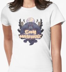 gay werewolf Women's Fitted T-Shirt