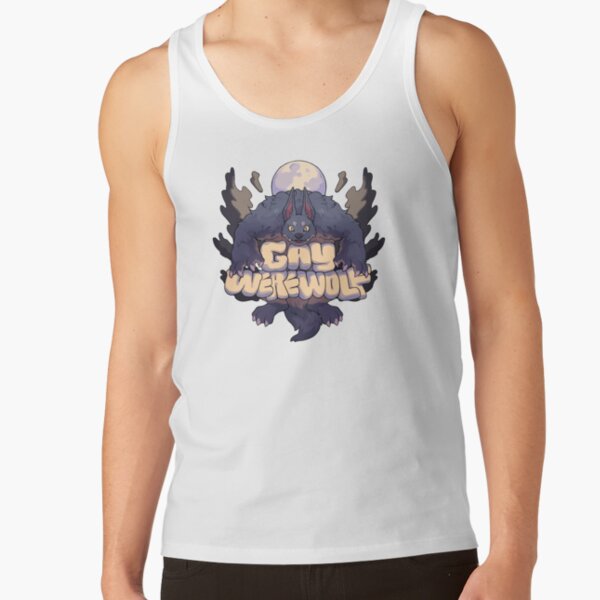 hombre lobo gay Camiseta de tirantes