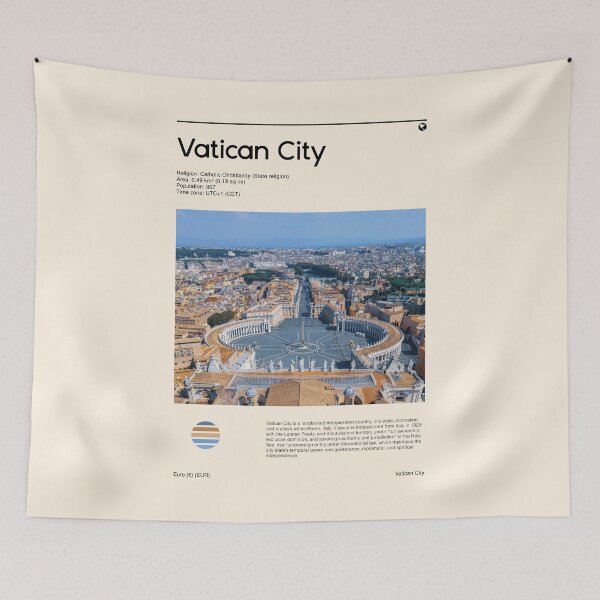 Item preview, Visit Vatican City (Travel poster) designed and sold by RabbitK.