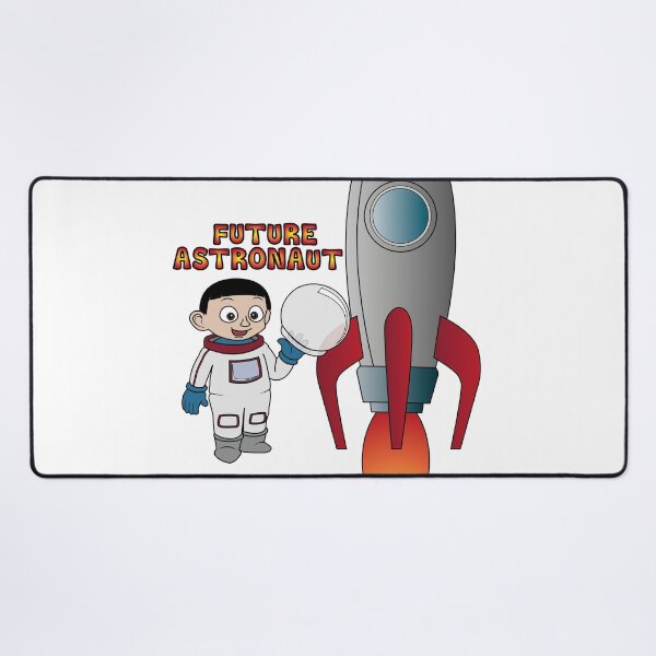 Item preview, 'Future Astronaut' with Rocket (Black Hair) designed and sold by ThingsByNin.