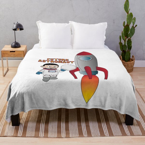 Item preview, 'Future Astronaut' with Rocket (Black Hair) designed and sold by ThingsByNin.