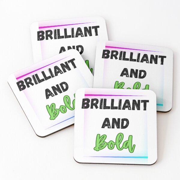 Item preview, Brilliant and Bold Design designed and sold by JAMTEESHOP.