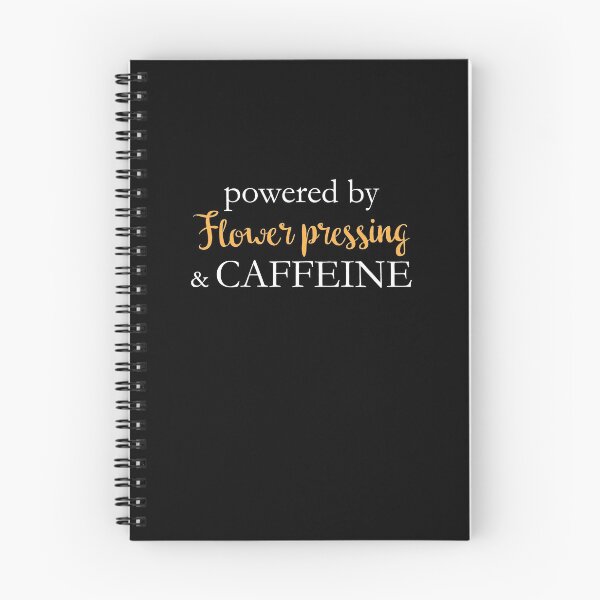 Item preview, Powered By Flower Pressing And Caffeine designed and sold by theredteacup.