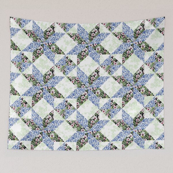 Item preview, Florals, quilts ,patchwork ,mix patterns ,flowers  designed and sold by letsgow8th.