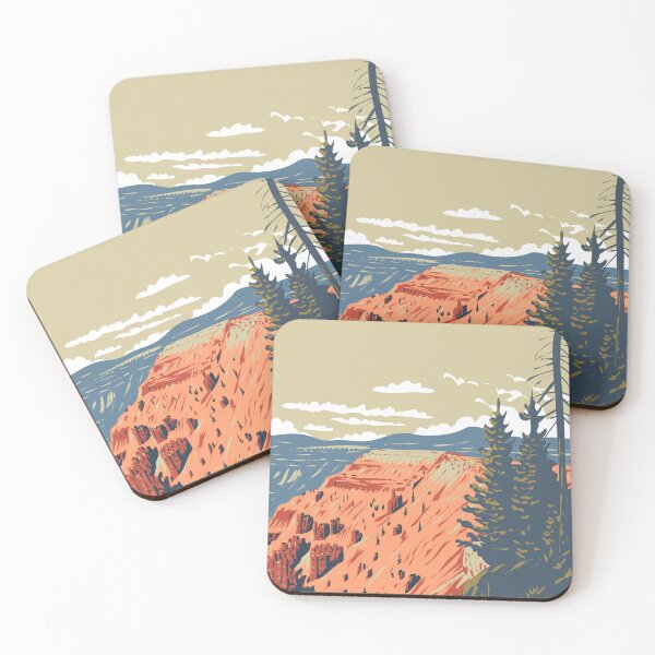 Item preview, Cedar Breaks National Monument Natural Amphitheater Cedar City Utah USA WPA Art Poster  designed and sold by patrimonio.