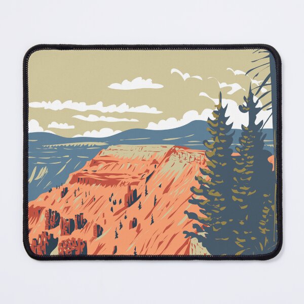 Item preview, Cedar Breaks National Monument Natural Amphitheater Cedar City Utah USA WPA Art Poster  designed and sold by patrimonio.