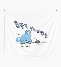 BT21 - " Off Mode ~ Zzz " // Koya & Shooky Wall Tapestry