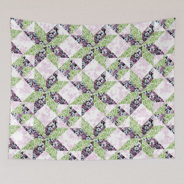Item preview, Florals, quilts ,patchwork ,mix patterns ,flowers  designed and sold by letsgow8th.