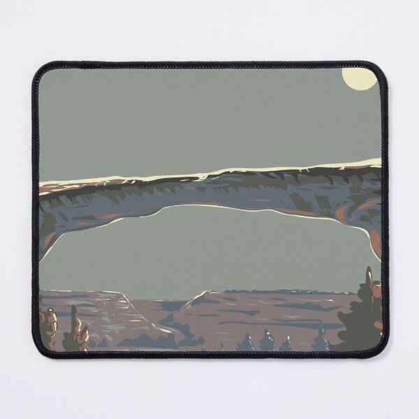 Item preview, Owachomo Natural Bridge in Natural Bridges National Monument Utah USA WPA Art Poster  designed and sold by patrimonio.