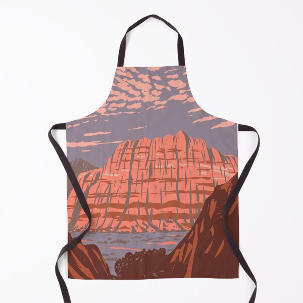 Item preview, Snow Canyon State Park in Washington County Utah USA WPA Art Poster  designed and sold by patrimonio.