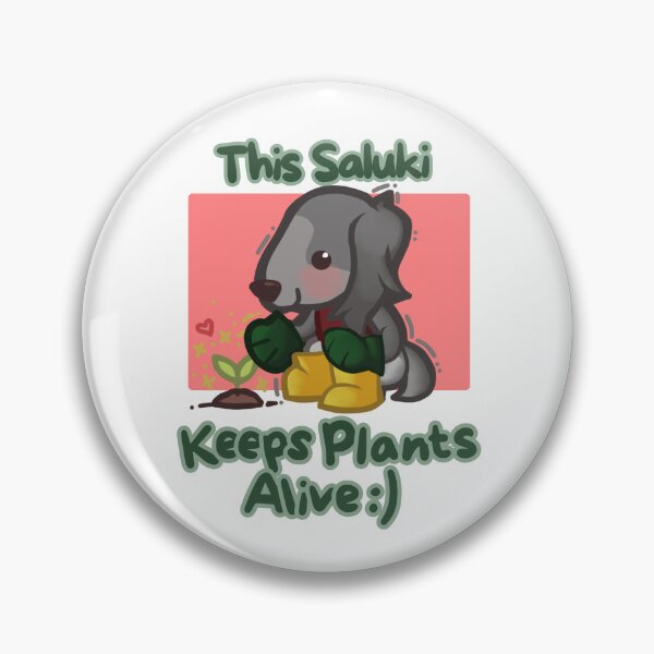 Item preview, This Saluki Keeps Plants Alive! designed and sold by KaalicoCanvas.