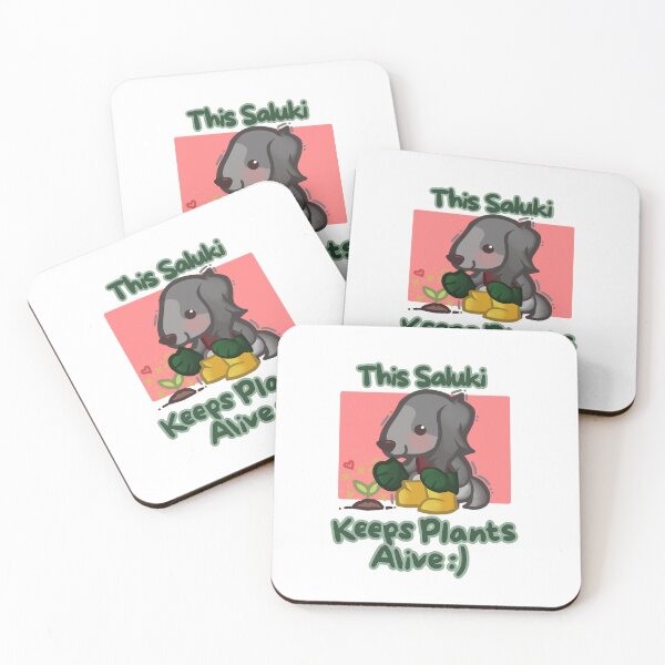 Item preview, This Saluki Keeps Plants Alive! designed and sold by KaalicoCanvas.