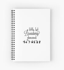 Cuaderno de espiral Un poco obsesionado con Broadway