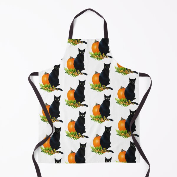 Item preview, Black Cat Pumpkin Ferns designed and sold by catsclips.