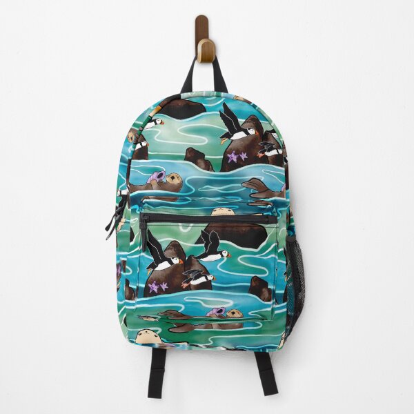 Item preview, Swimming in the Salish Sea Cute Ocean Animals Watercolor designed and sold by Valerie Englehart.