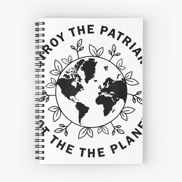 Aperçu de l'œuvre Détruisez le patriarcat pas la planète T-shirt créée et vendue par ShaStyle ArtFo.