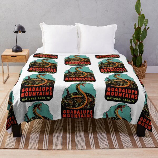 Item preview, Guadalupe Mountains National Park Vintage Travel Decal designed and sold by uza-nHornber.
