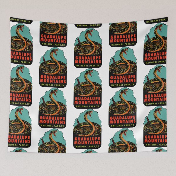 Item preview, Guadalupe Mountains National Park Vintage Travel Decal designed and sold by uza-nHornber.